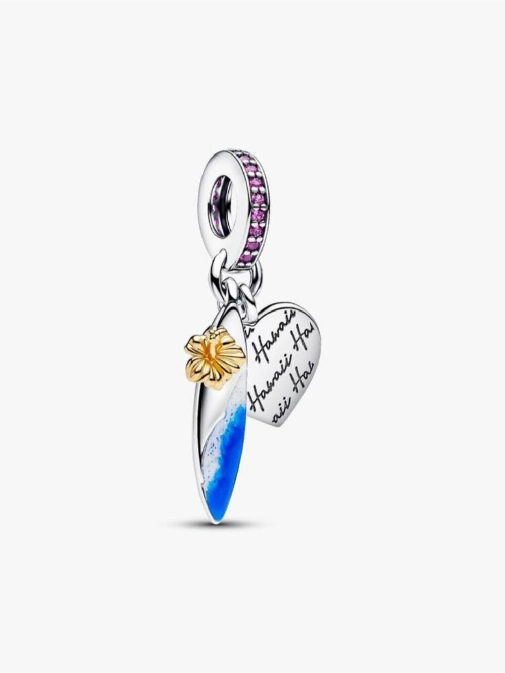 Pandora Surf Board Double Dangle Charm